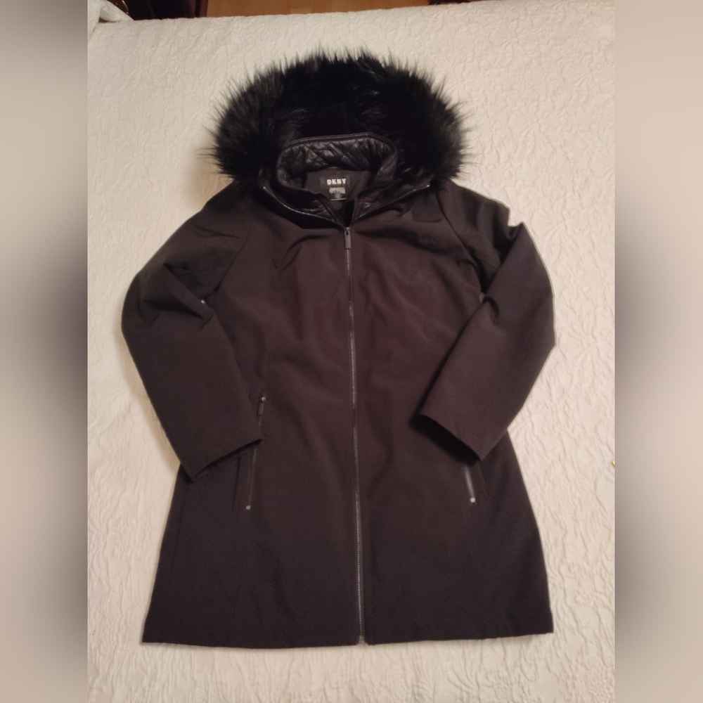 DKNY black winter jacket
